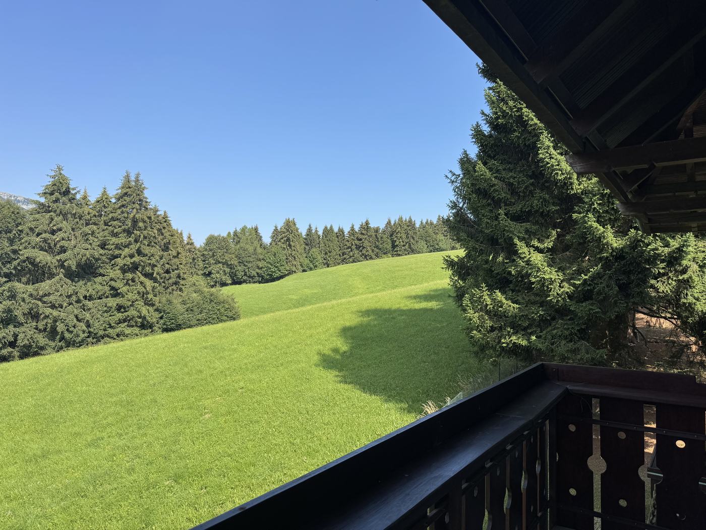 Vista sul paese di Gallio dal terrazzo